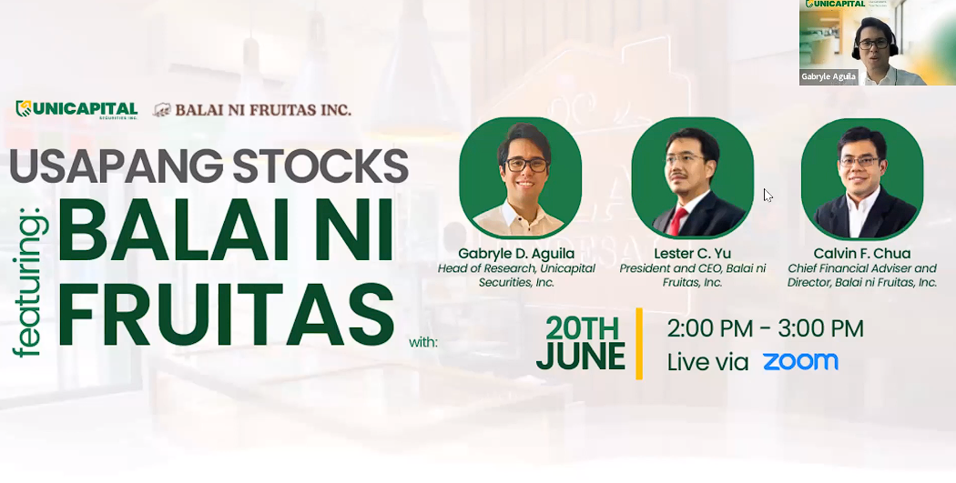 Usapang Stocks featuring Balai Ni Fruitas