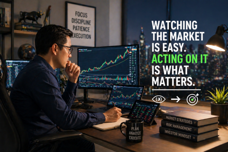 Watching the Market Is Easy. Acting on It Is What Matters.